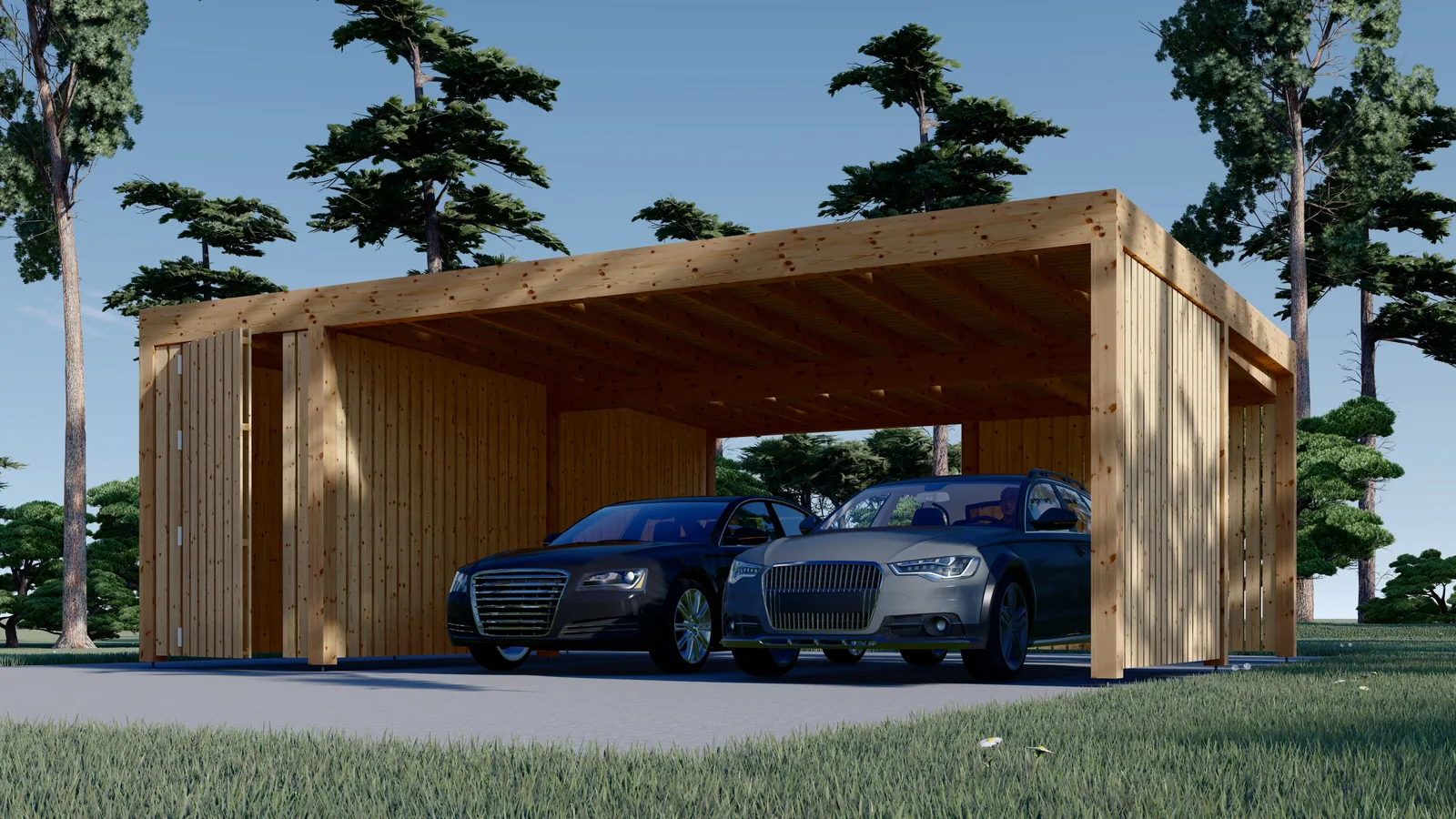 Pérgola doble moon plus TP 7x6
